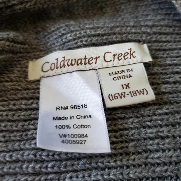 Coldwater creek marled cascade cardigan - Picture 5 of 6
